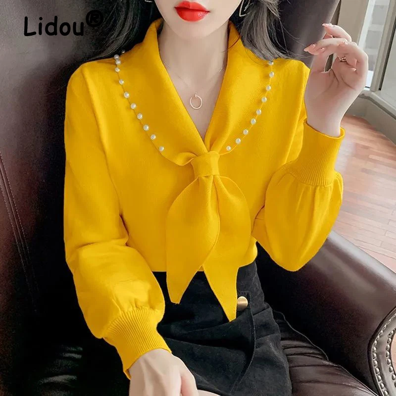 Women'S Formal Wear Blouse - 2025 Spring Summer New Women's Korean