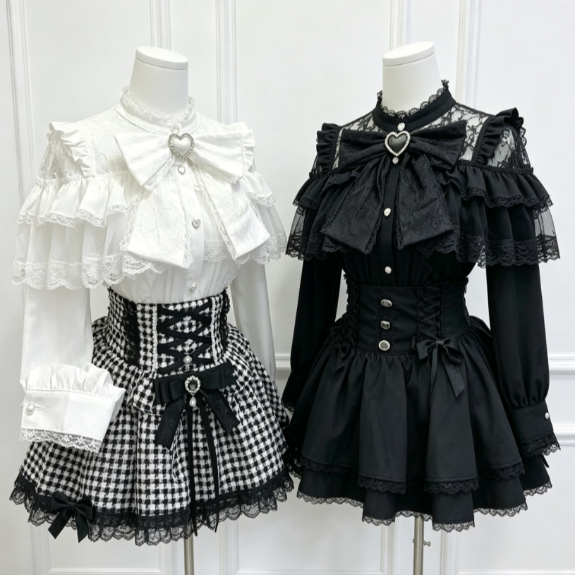 Japanese Women Formal Wear - 2026 Japanese Kawaii Lolita Blouse Women
