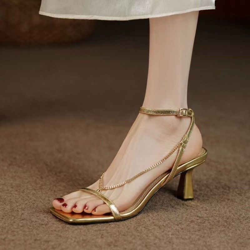 Women Chain Sandals High Heels - Women'S Formal Wear For Wedding avis et prix