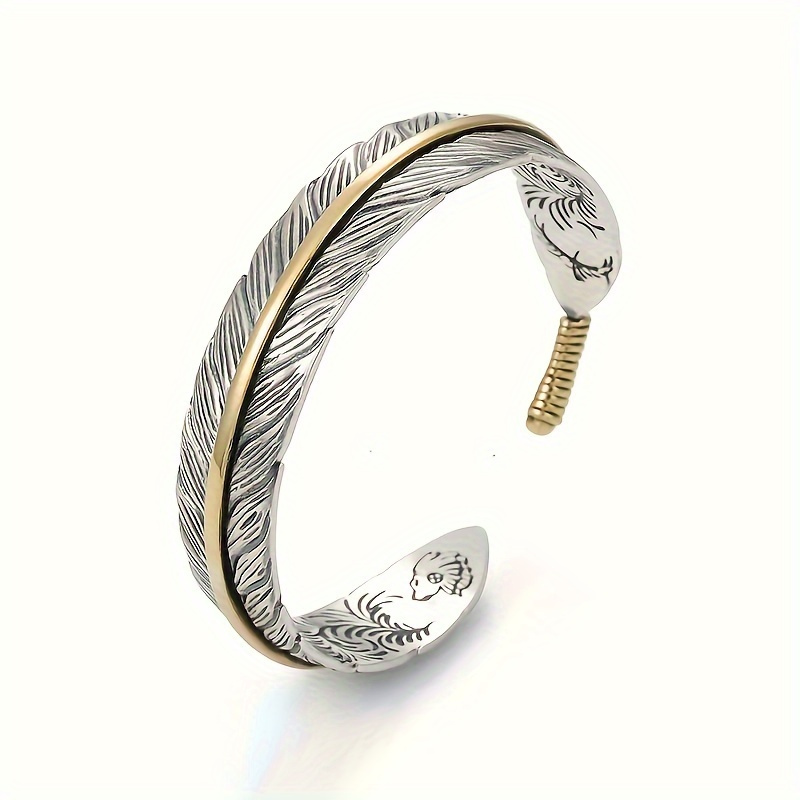 Men's Adjustable Feather Cuff  - Unique Women'S Formal Wear avis et prix
