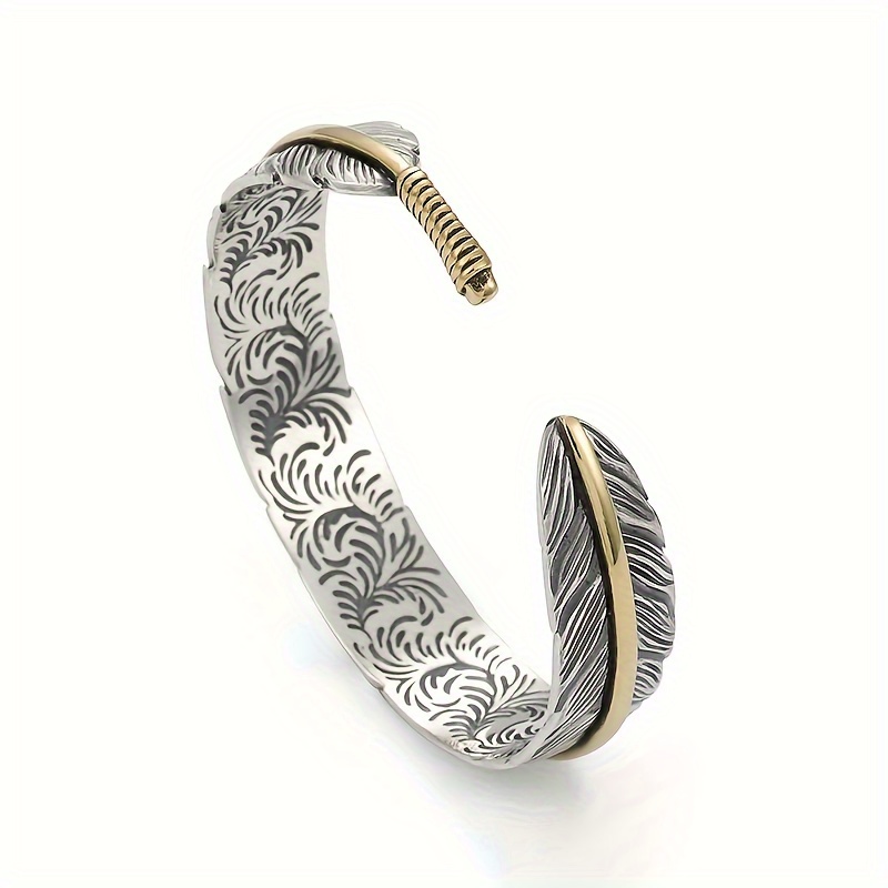Men's Adjustable Feather Cuff  - Unique Women'S Formal Wear avis et prix