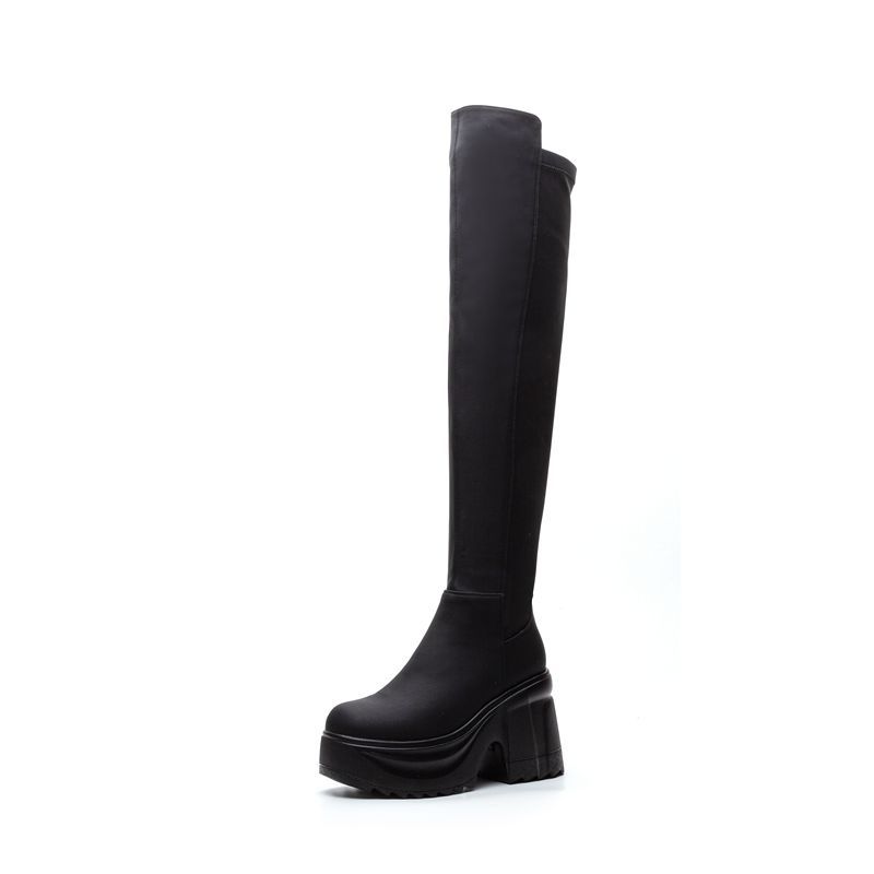 Womens Knee High Thick Sole Wi - Formal Wear Women Us avis et prix