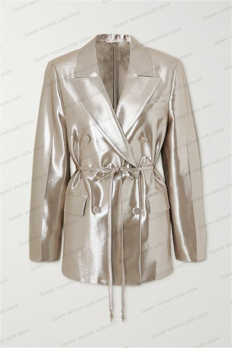 Shiny Satin Wedding Women Suit - Women Formal Wear Coat avis et prix