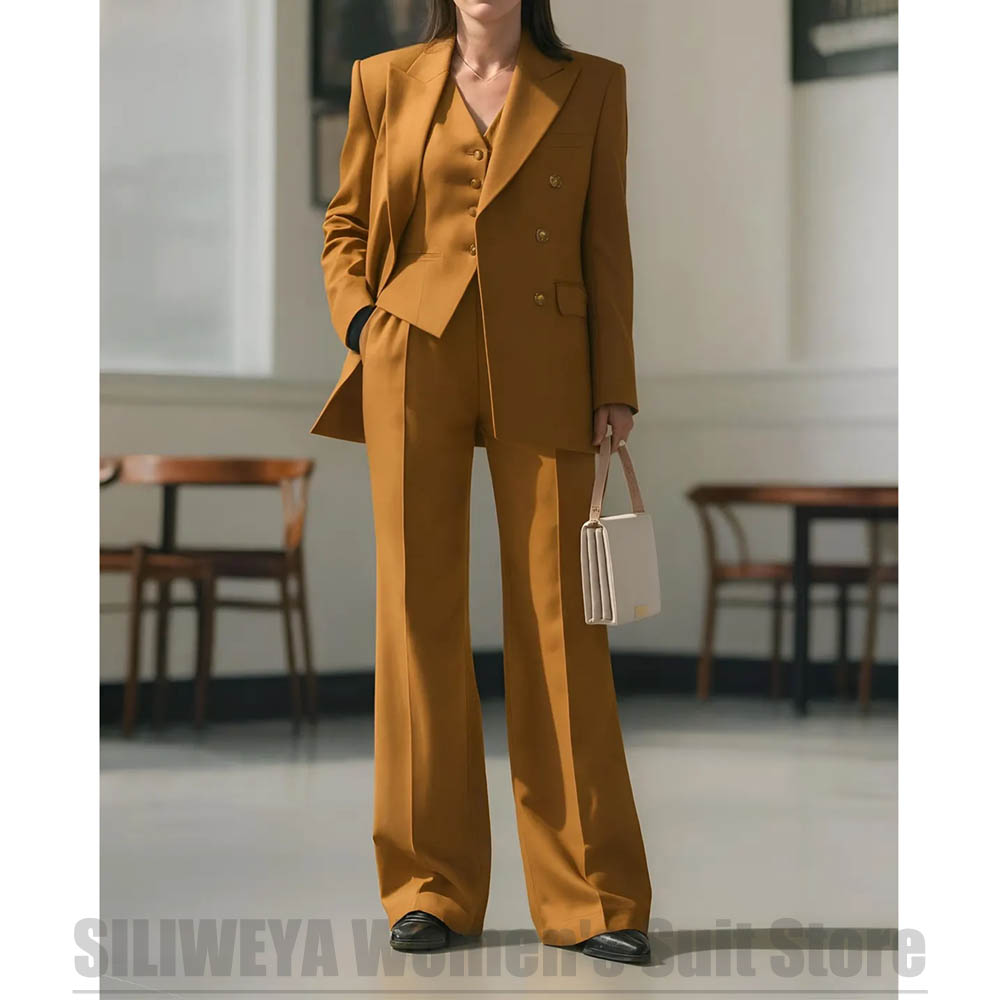 Women's Suit 3 Piece Double Br - Women Formal Wear Tailor avis et prix