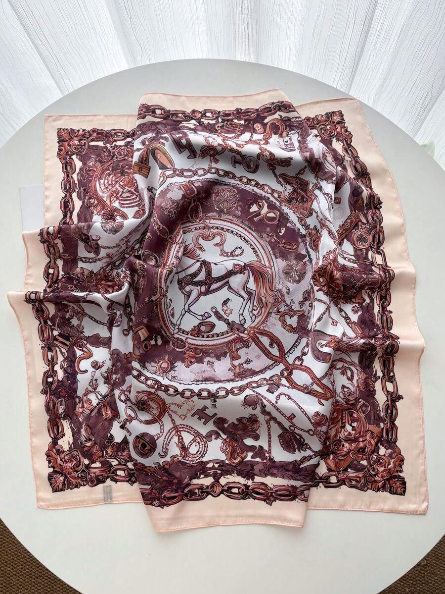 1pc 70cm square scarf faux sil - Formal Wear Women Us avis et prix