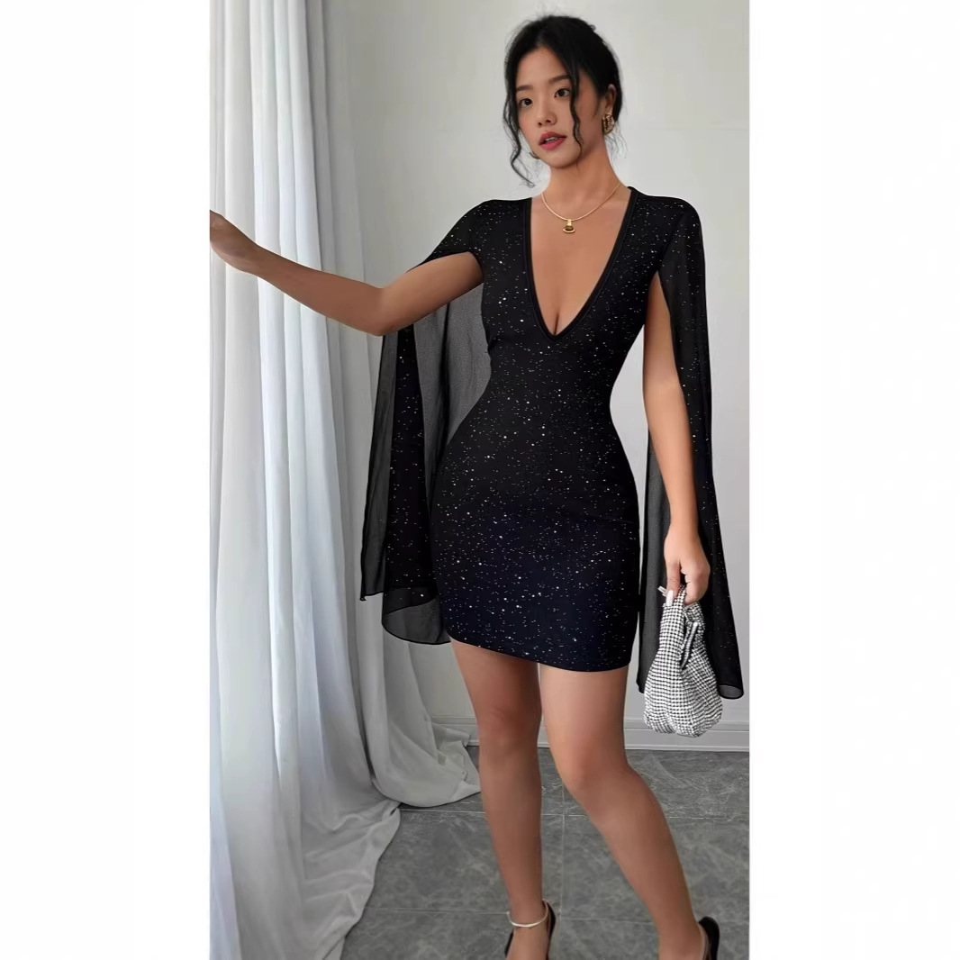 V Neck Bodycon Midi Dress Eleg - Formal Wear Women Us avis et prix