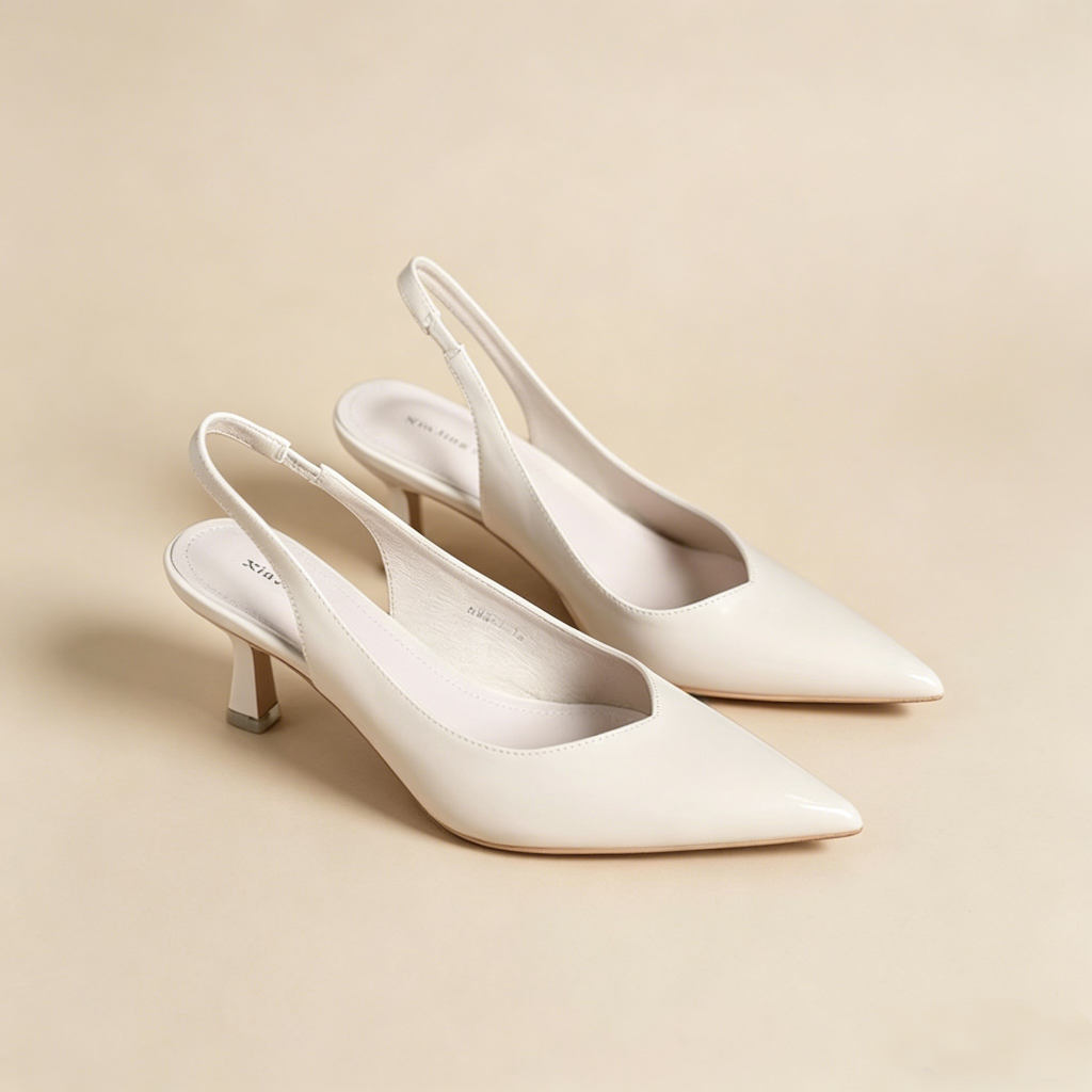 Women's White Slingback Heels, - Women'S Formal Wear For Wedding avis et prix