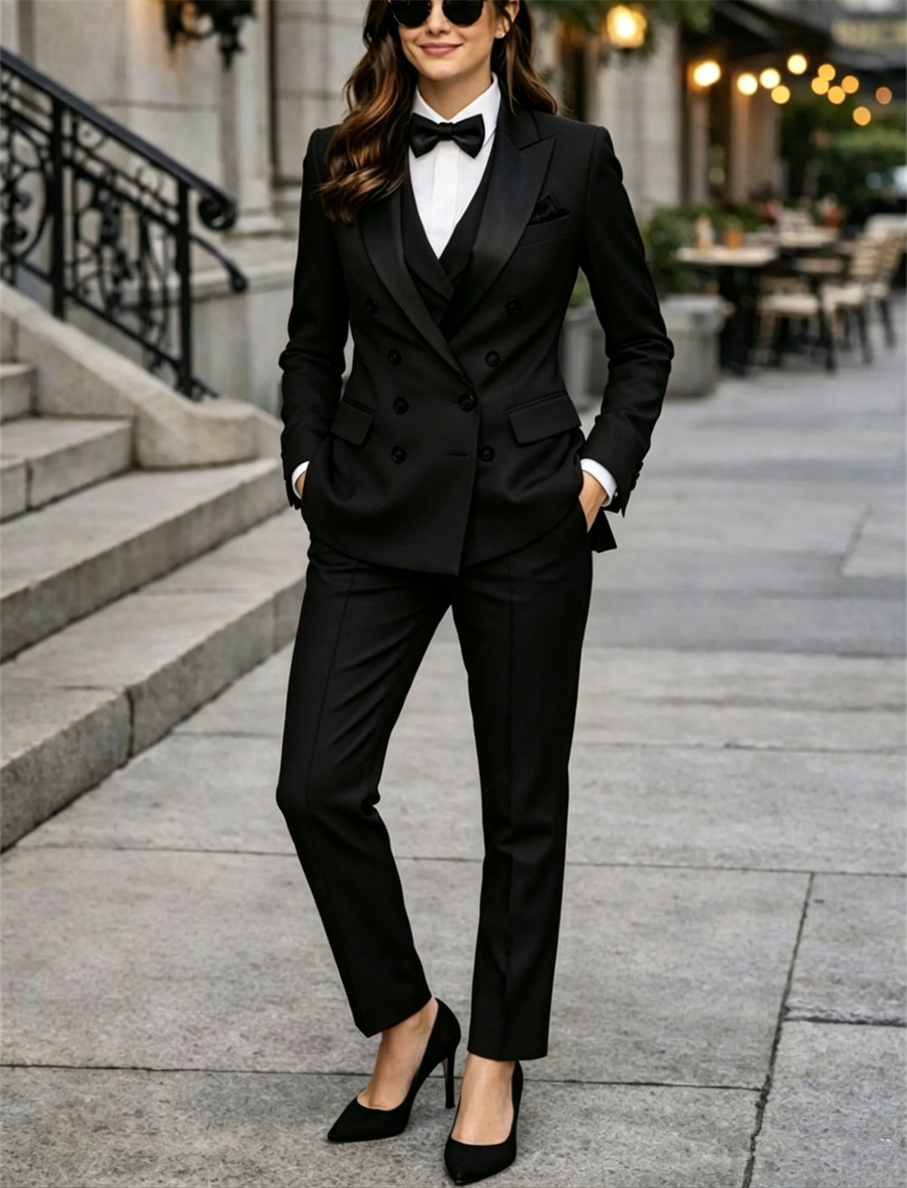 Double Breasted Women's Suits  - Women Formal Wear Tailor avis et prix