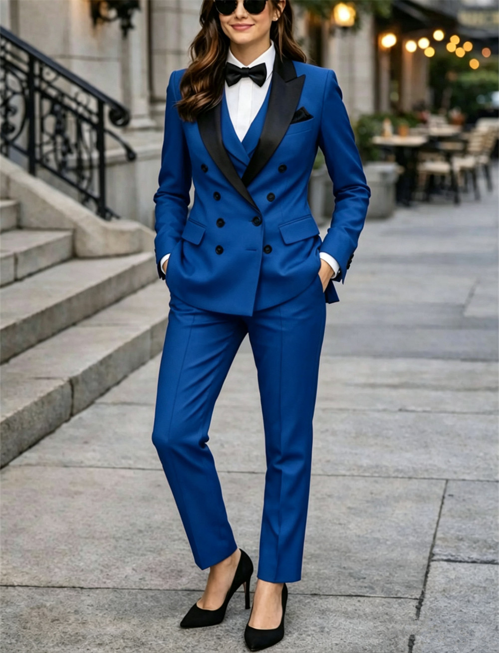 Double Breasted Women's Suits  - Women Formal Wear Tailor avis et prix
