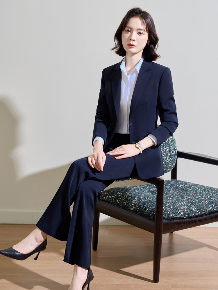 Navy blue professional suit fo - Women Formal Wear For Interview avis et prix