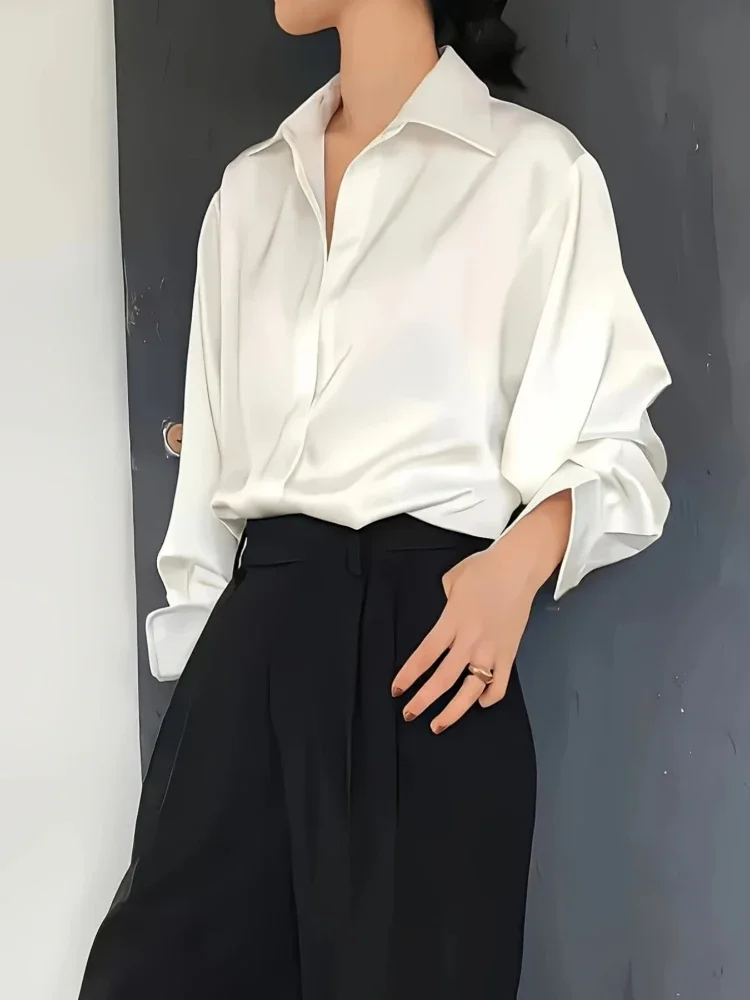 Plus Size Shirts 2025 Loose Ca - Women'S Formal Wear Blouse avis et prix