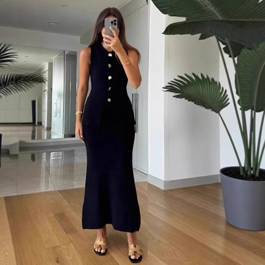 Round-neck Single-breasted Sle - Formal Wear Women Us avis et prix