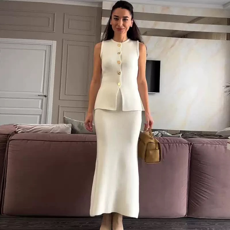 Round-neck Single-breasted Sle - Formal Wear Women Us avis et prix
