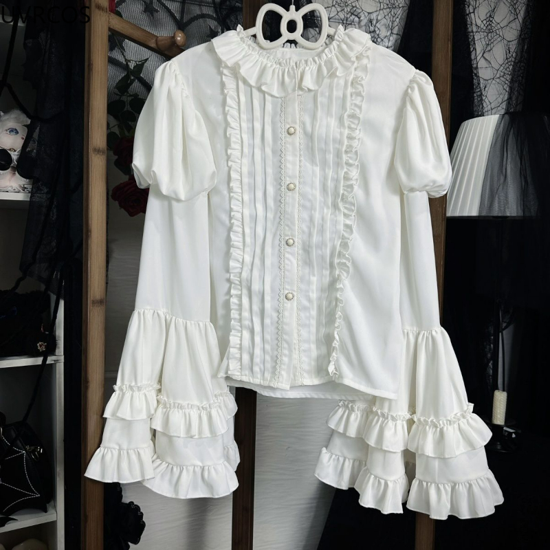 Japanese Lolita White Shirts W - Japanese Women Formal Wear avis et prix
