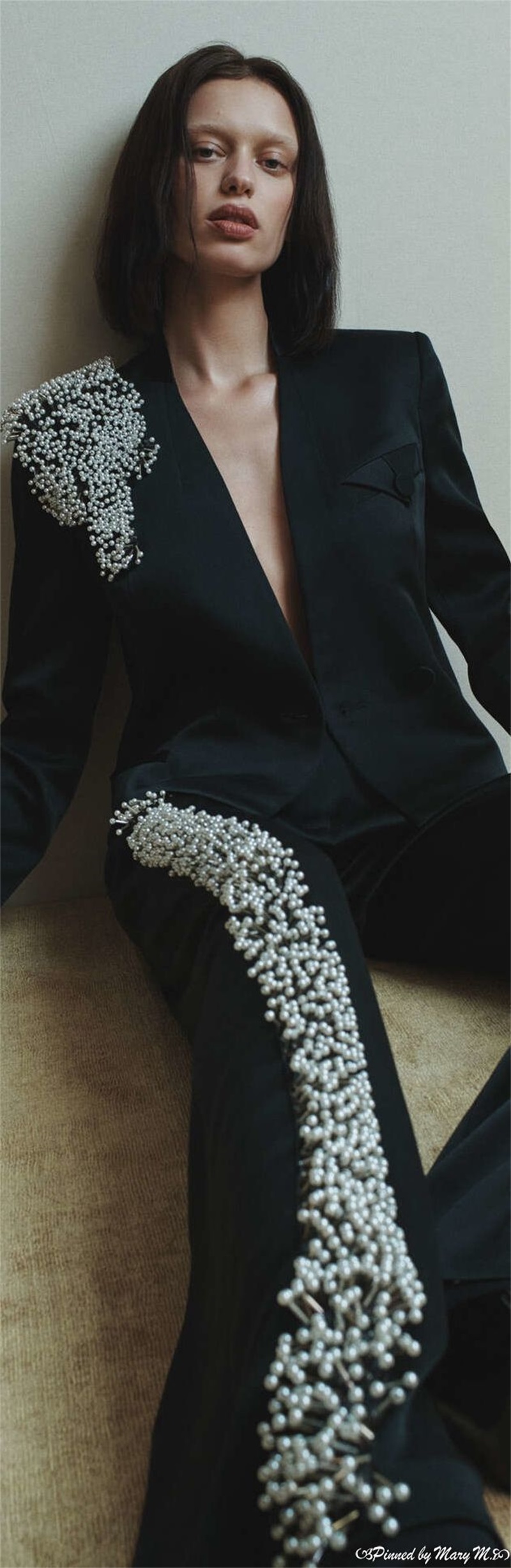 Pearls Women Suit Set 2 Piece  - Women Formal Wear Coat avis et prix