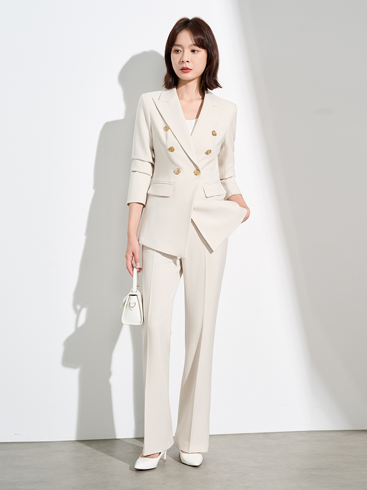 Slim Fit Royal Blue Suit Set f - Women Formal Wear For Interview avis et prix