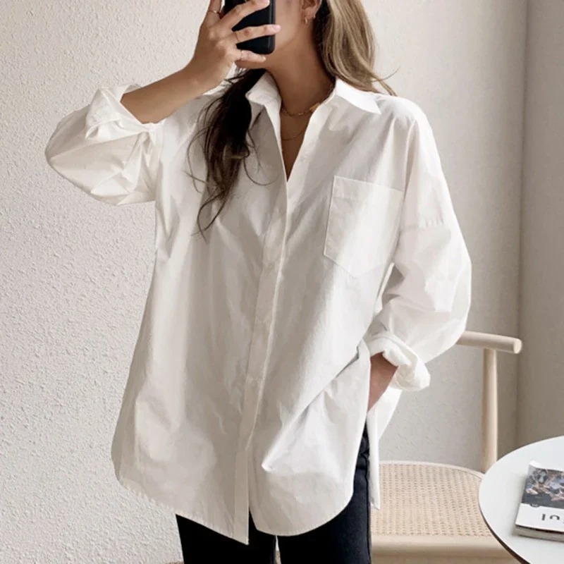 2026 Fashion New Cotton Long S - Women'S Formal Wear Blouse avis et prix