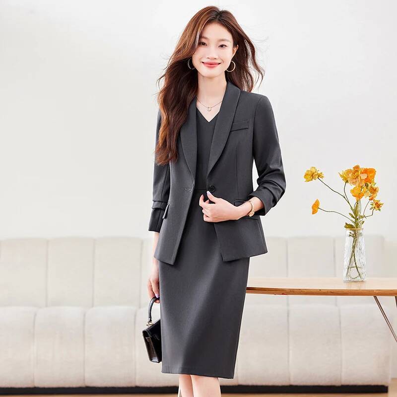 High Quality Fabric Women Busi - Women Formal Wear Coat avis et prix