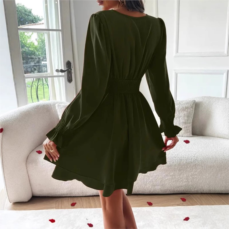 Dresses 2025 Woman Clothing V  - Wrap Dress Work avis et prix