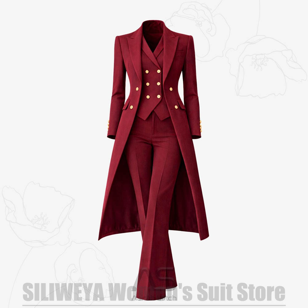 Women's Suit 3 Piece Double Br - Women Formal Wear Coat avis et prix