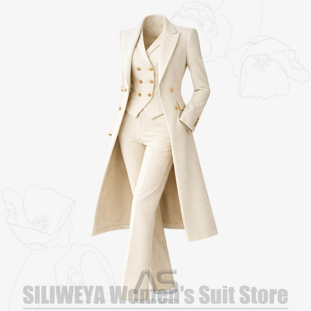 Women's Suit 3 Piece Double Br - Women Formal Wear Coat avis et prix