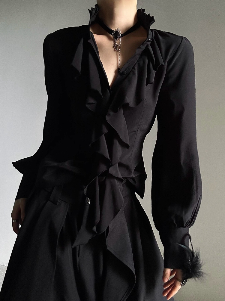 Vintage Gothic Black Bottoming - Japanese Women Formal Wear avis et prix