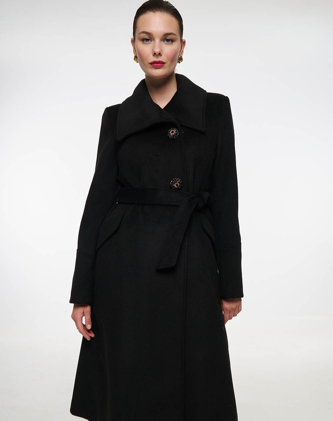 Vintage Black Stand Collar Wom - Women Formal Wear For Plus Size avis et prix
