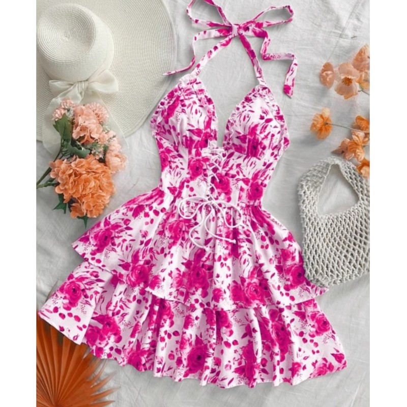 Women Vacation Style Retro Sho - Wrap Dress Work avis et prix
