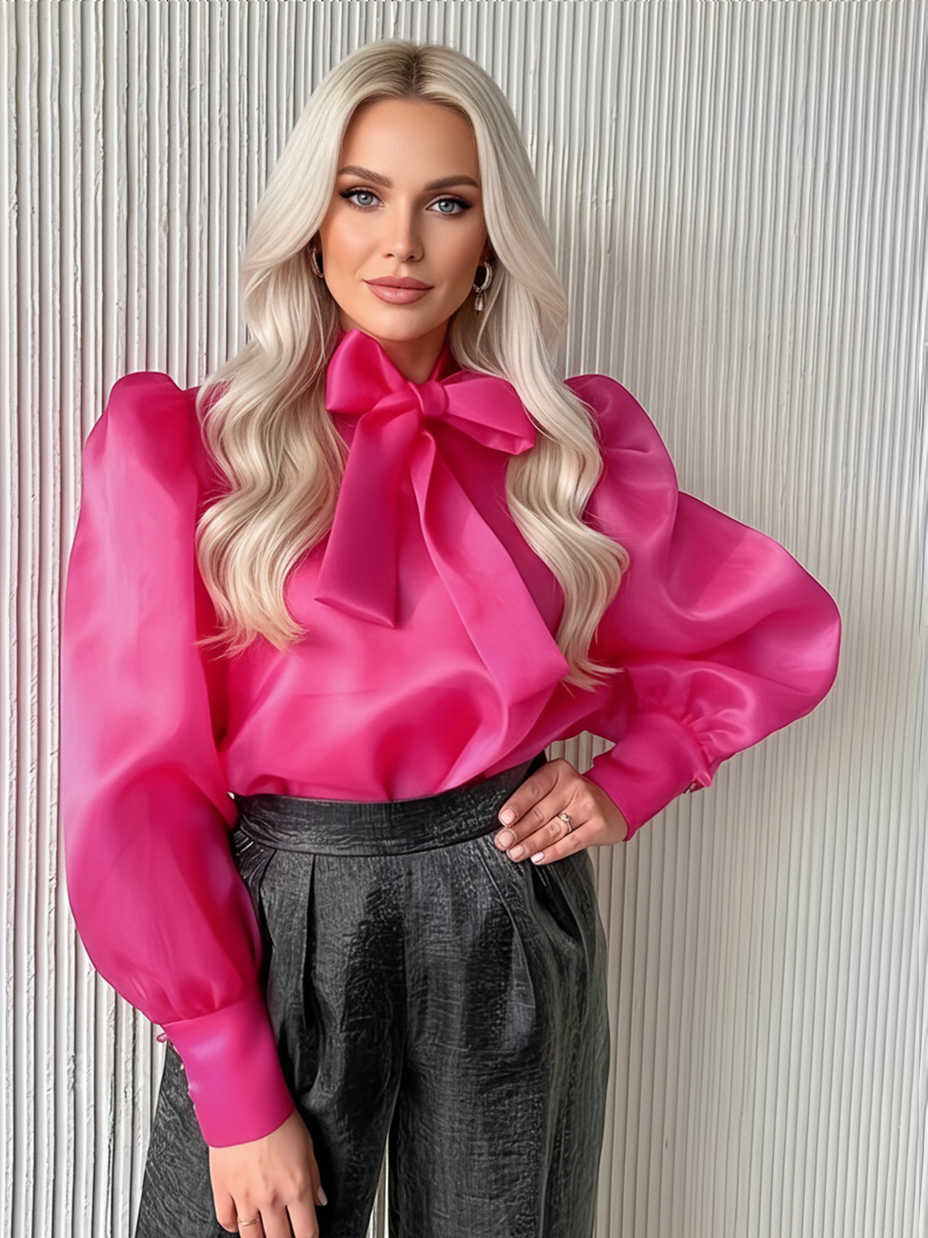Plus Size Women's See-through  - Women'S Formal Wear Blouse avis et prix