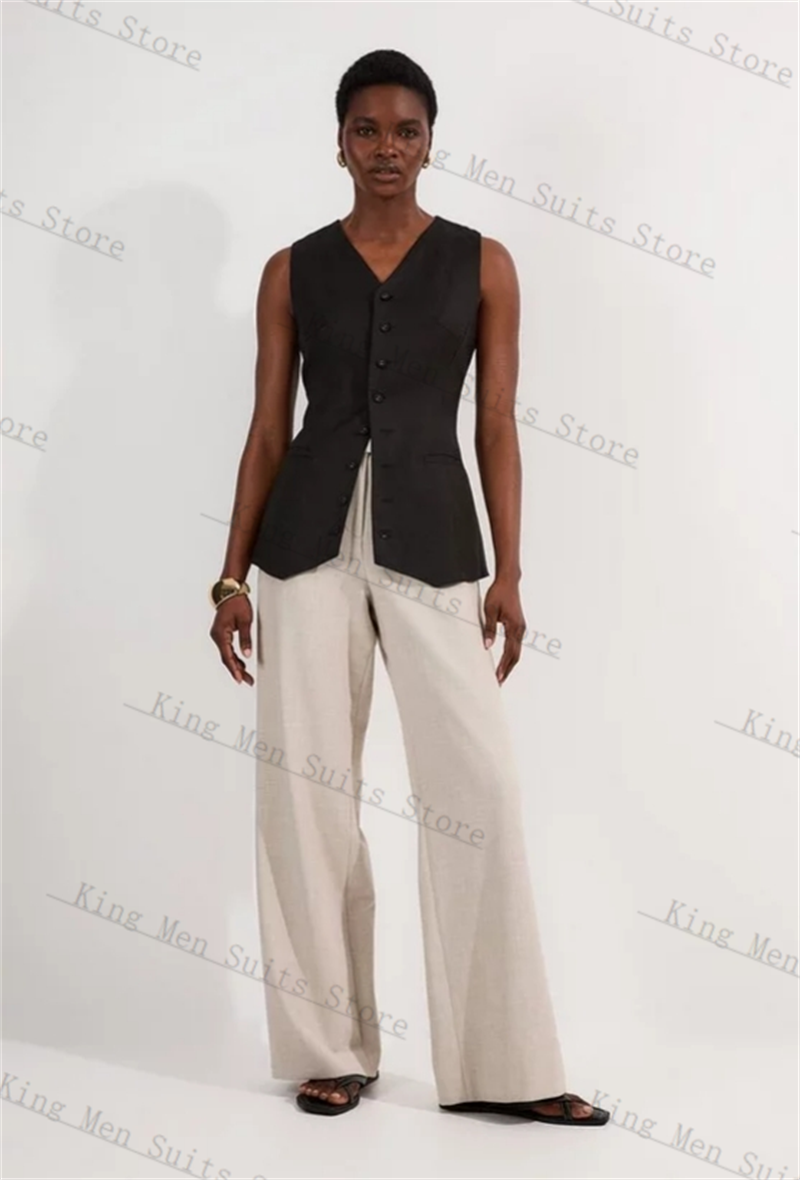 Black Formal Women Suits Set 2 - Women Formal Wear Vest avis et prix