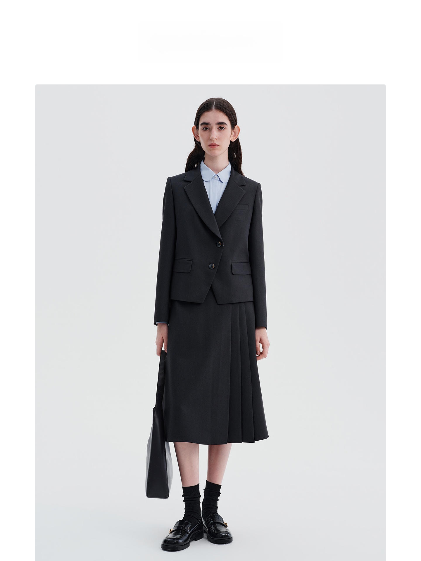 Deep ey Suit Jaet And f Pleate - Women Formal Wear For Interview avis et prix