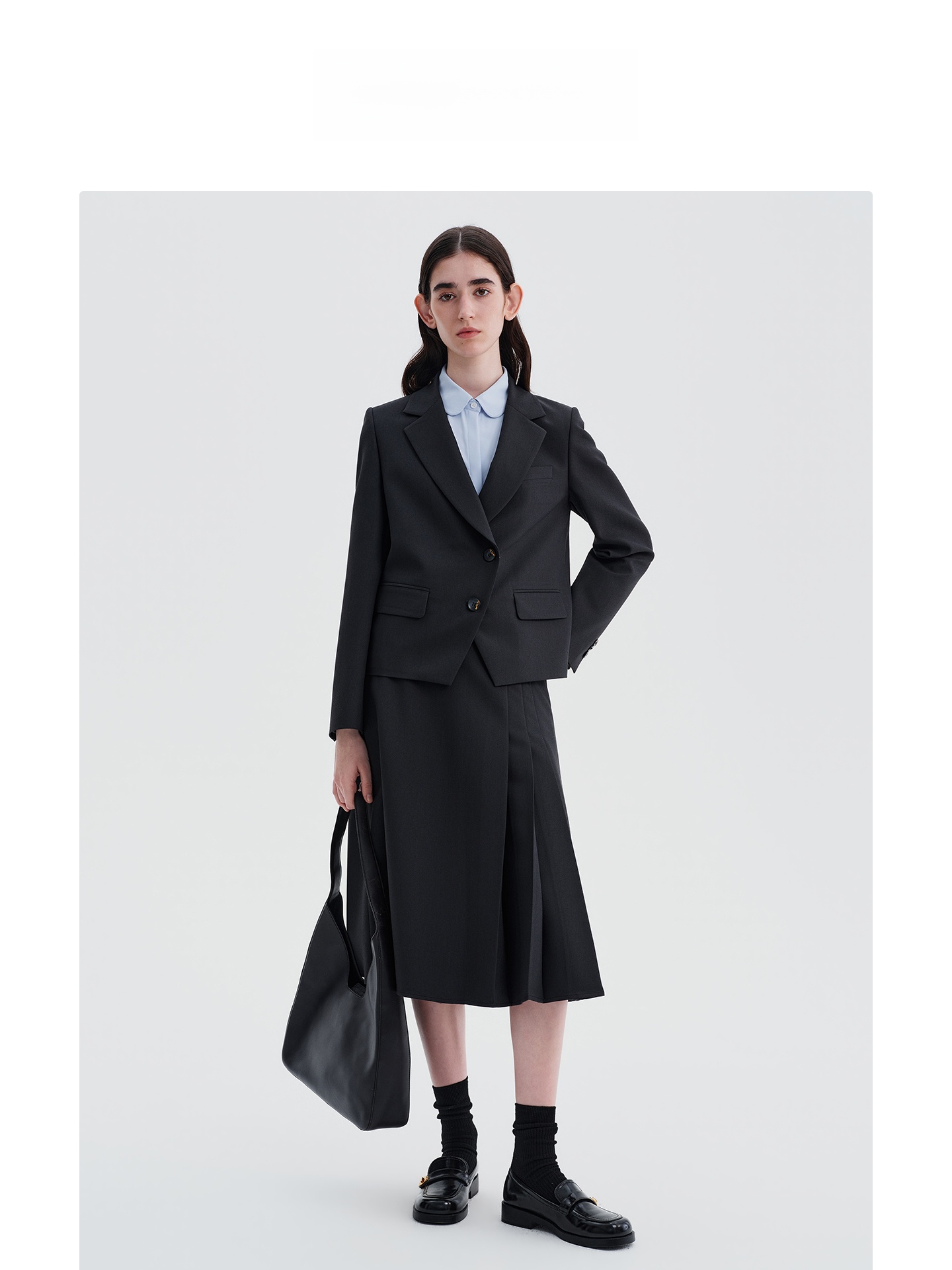 Deep ey Suit Jaet And f Pleate - Women Formal Wear For Interview avis et prix
