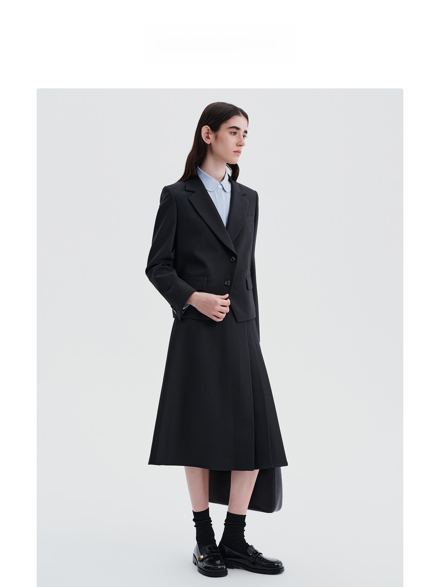 Deep ey Suit Jaet And f Pleate - Women Formal Wear For Interview avis et prix