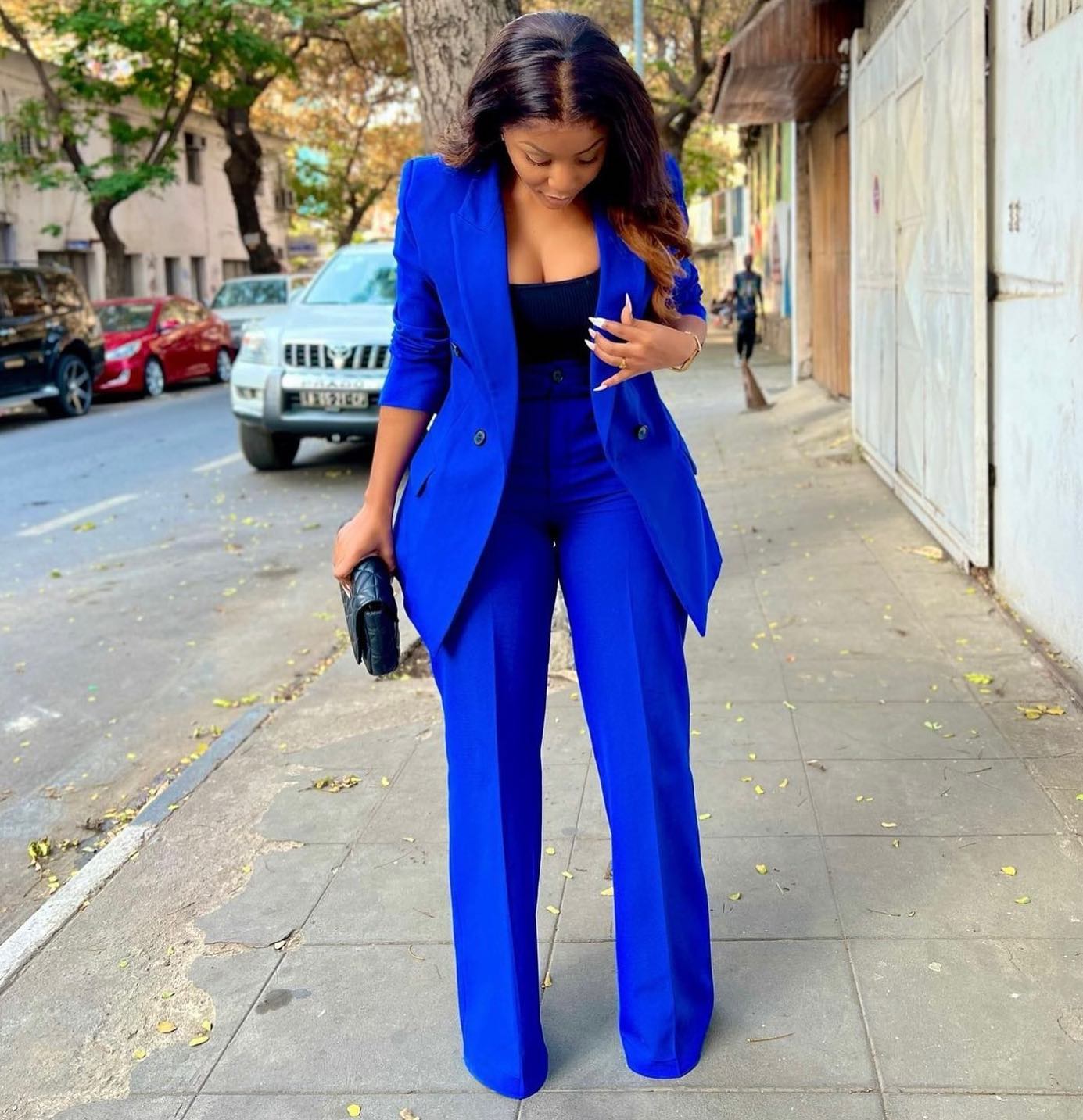 Royal Blue Women Pants Suits 2 - Women Formal Wear For Plus Size avis et prix