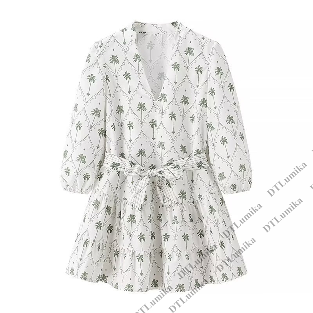 DTLumika Palm Tree Print Wrap  - Women'S Formal Resort Wear avis et prix