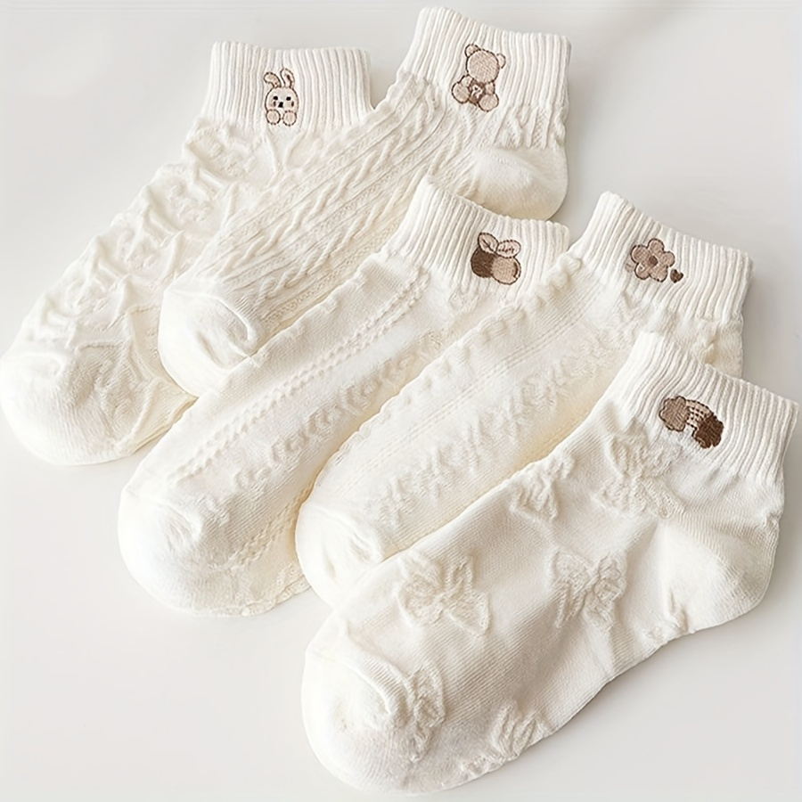 5 Pairs Women's Japanese Cute  - Japanese Women Formal Wear avis et prix
