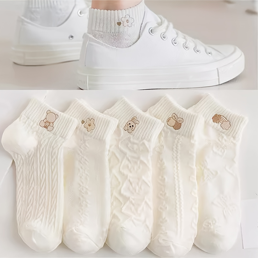 5 Pairs Women's Japanese Cute  - Japanese Women Formal Wear avis et prix