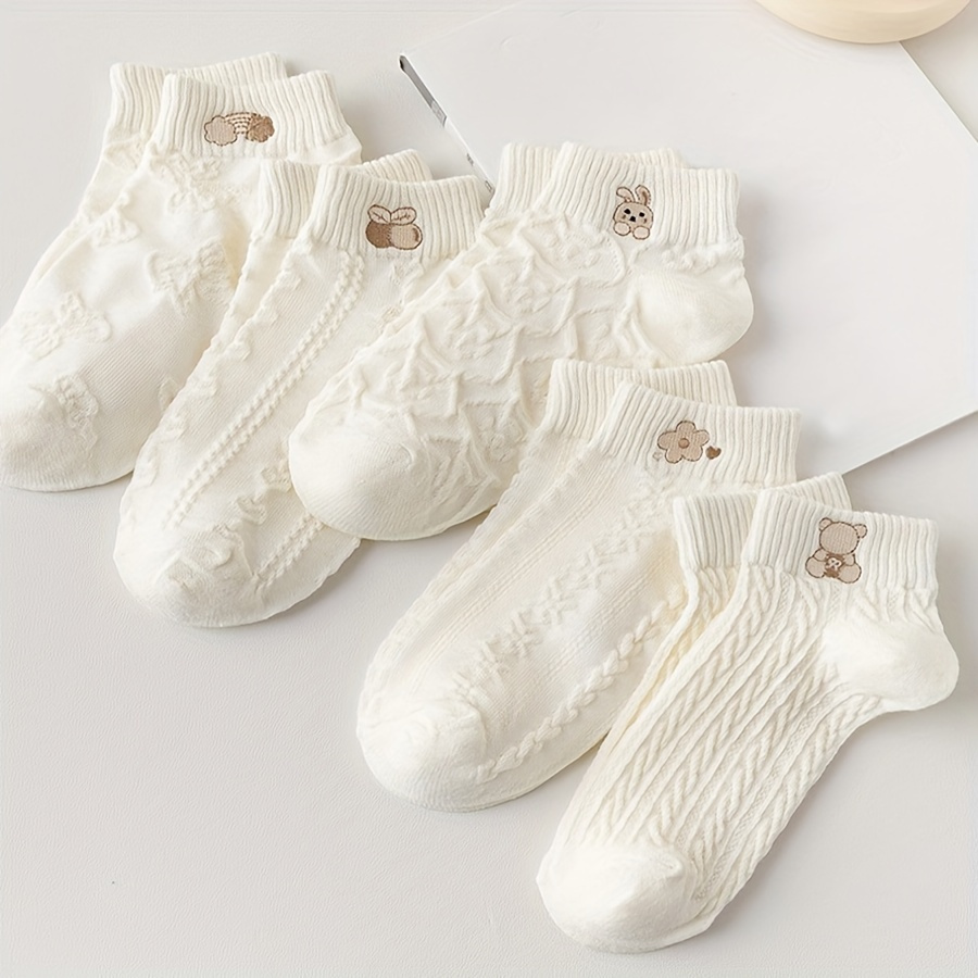 5 Pairs Women's Japanese Cute  - Japanese Women Formal Wear avis et prix